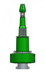 1750mm plastic navigation buoy