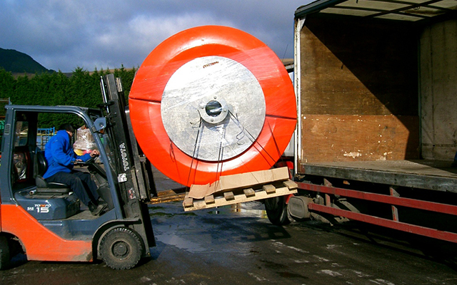 2400 plastic mooring buoy