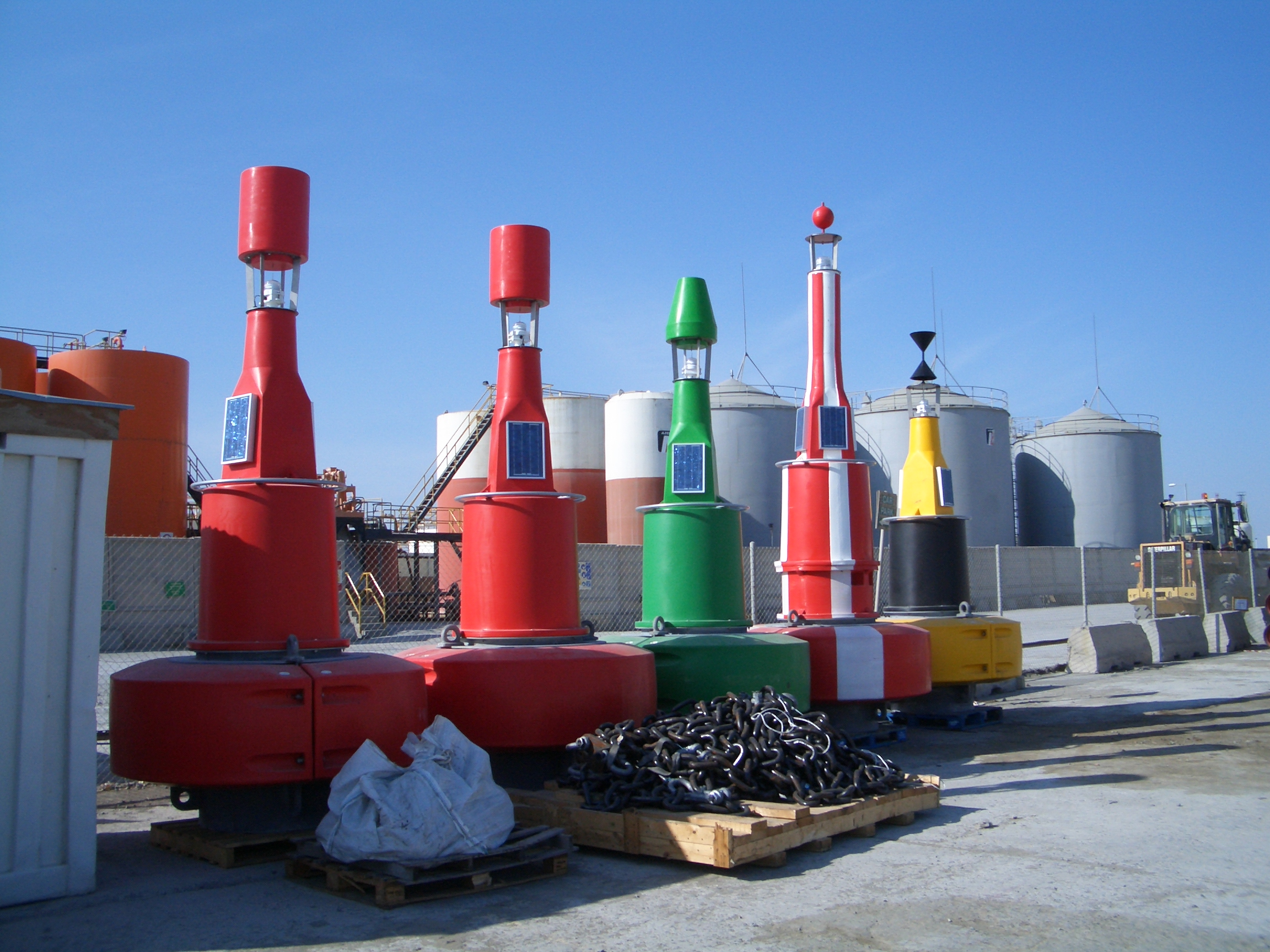 Buoys In Azerbijan Docks Corilla Marine 5554